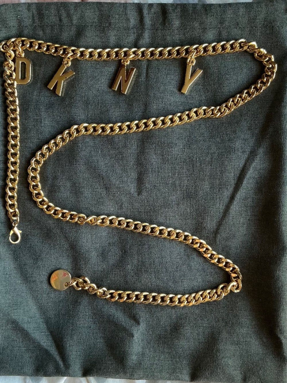 DKNY chain belt